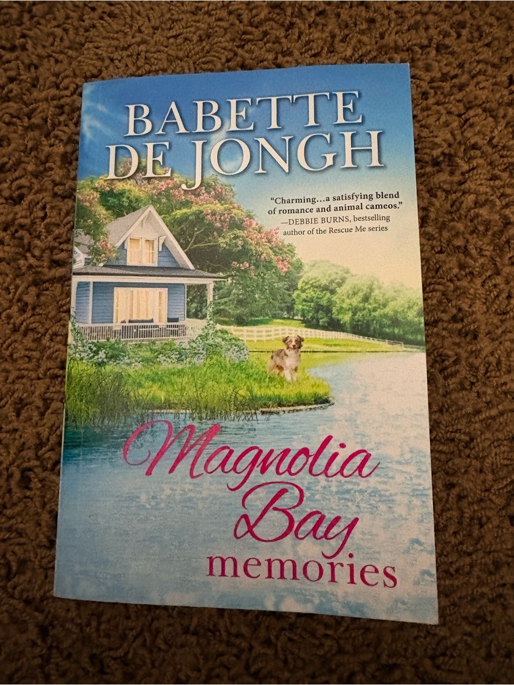 Magnolia Bay Memories by Babette De Jongh - Blue & Pink Cover